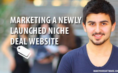 Marketing a newly launched niche deal website