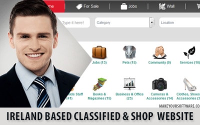 Ireland based Classified & Shop Website