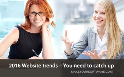 2016 Website trends – You need to catch up